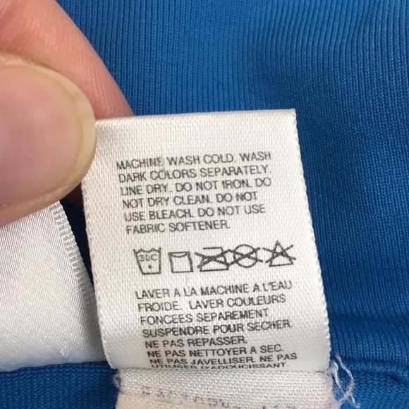 The North Face Blue Half Zip‎ Pullover Sweatshirt Womens Small Long Sleeve - Picture 6 of 11